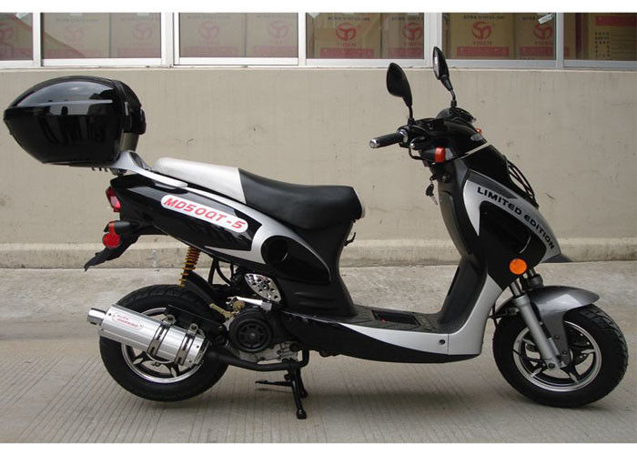 2 Wheel 50cc Mini Scooter, 45km / h Mini Gas Motorcycle Untuk Anak / Dewasa