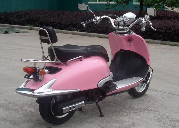 Warna Merah Muda Dewasa 50cc Motocross Bikes 2 Kursi Mini Street Bikes Untuk Wanita