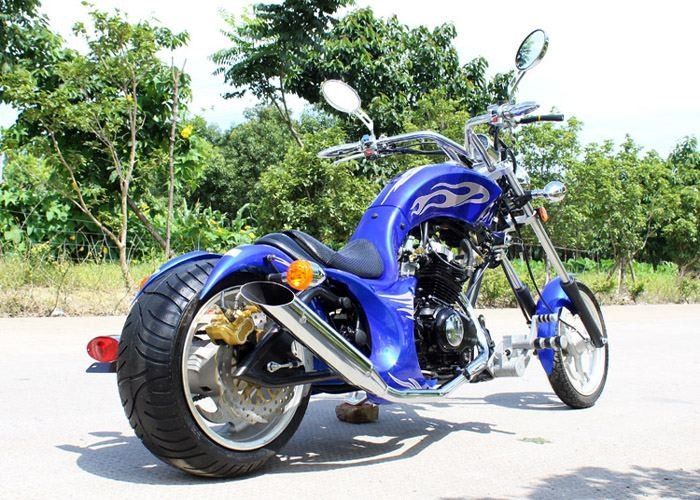 Motor Chopper 250cc Kecepatan Cepat Harley Chopper Motor Empat Warna Dengan Dua Roda