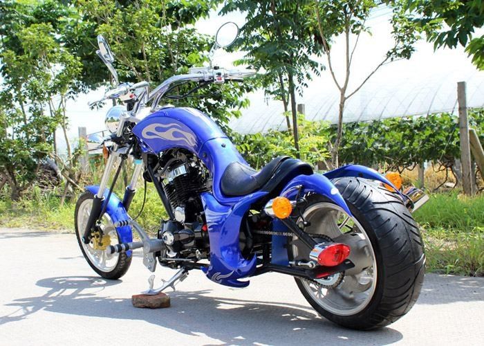 Motor Chopper 250cc Kecepatan Cepat Harley Chopper Motor Empat Warna Dengan Dua Roda