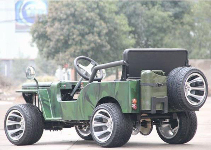 Pendingin Udara 125cc Kids Buggy Go Kart Dengan 1 Kotak Minyak / 2 Kursi Kulit Asli
