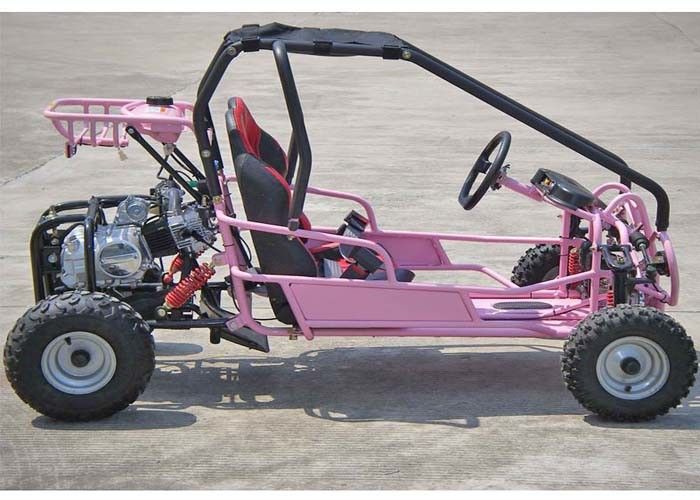 110cc Kids Off Road Go Kart Rak Belakang Dua Kursi Dengan Transmisi CVT / Balik