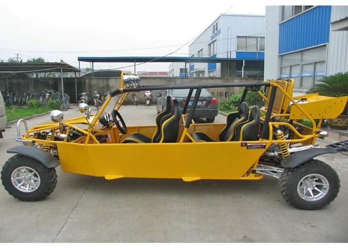 Buggy Go Kart 1100cc Daya Tinggi, Kart Kursi Empat Kursi Dengan Penutup Kepala / Head Light