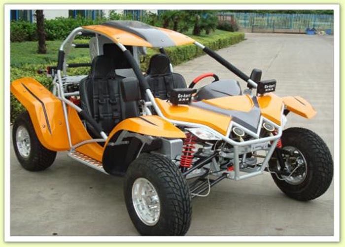 Go Karts 1100cc Untuk Dewasa, Pendingin Air Kendaraan Roda 4 Drive Dan Kerekan