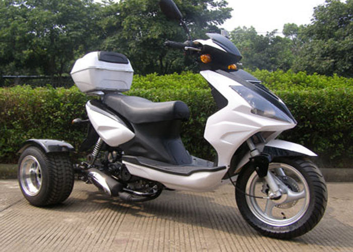 3 Wheel Scooter 50cc Dengan Box Belakang, 3 Wheeler Motorcycle Dengan Big Head Light