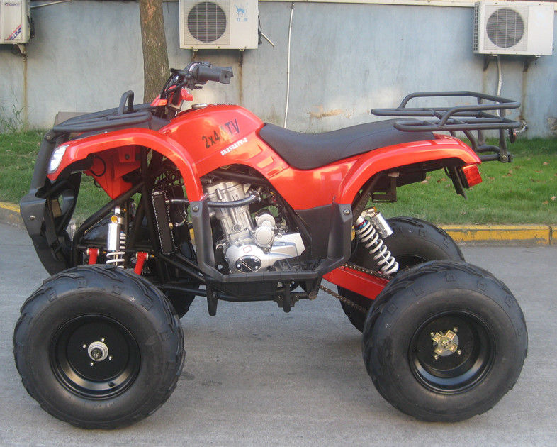 Air Didinginkan 4 Roda Semua Kendaraan Kendaraan ATV 150CC Dengan Chain Drive 3,9HP