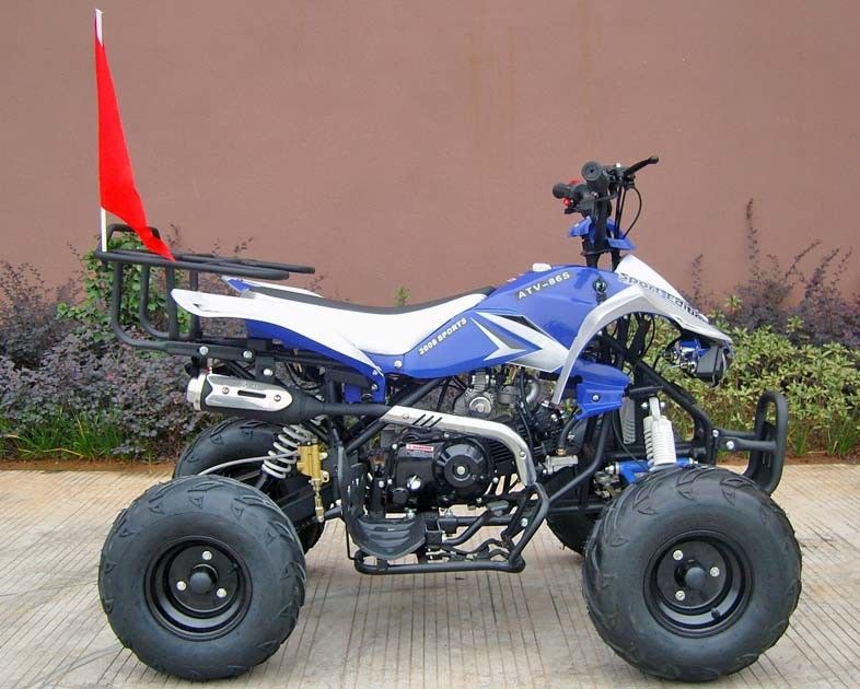 Rem Cakram Depan / Belakang Empat Roda Untuk Dewasa, 110cc Mulai Listrik Empat Roda