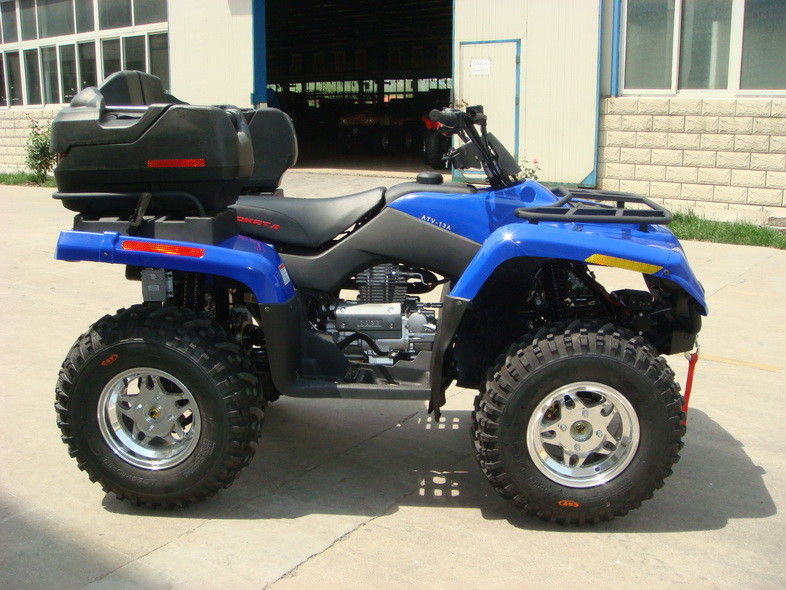 ATV Quad Bike 400cc 4 * 4F / R Independent Suspension Iron / Aluminium Rim Pergeseran Listrik