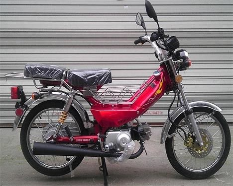 50CC CDI Tendangan Mulai Gas Motor Depan Disc / Rem Drum Udara Didinginkan