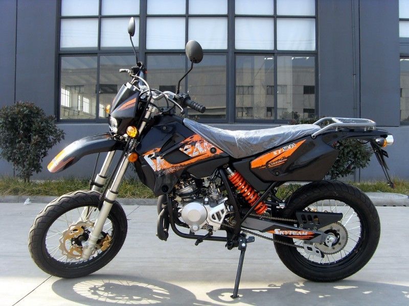 Sepeda Motor Sport 4 Tak 50cc Dengan Lampu Sinyal, Sepeda Motor Silinder Tunggal Udara Didinginkan