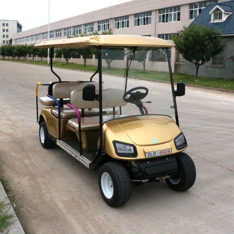 6 Orang 4000 w Gerobak Golf Listrik 6V 180AH X 8 Gerobak Golf Off Road Gratis Pemeliharaan