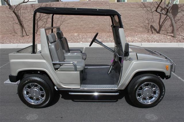 Street Legal Electric Golf Carts Style Hammer Golf Cart Bermotor Dengan Lampu Kepala Besar