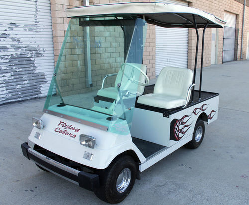 2 Kursi Gerobak Golf Listrik 150cc Easy Go Golf Cart Empat Stroke Silinder Tunggal Udara Didinginkan