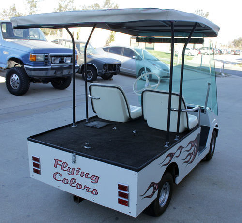 2 Kursi Gerobak Golf Listrik 150cc Easy Go Golf Cart Empat Stroke Silinder Tunggal Udara Didinginkan