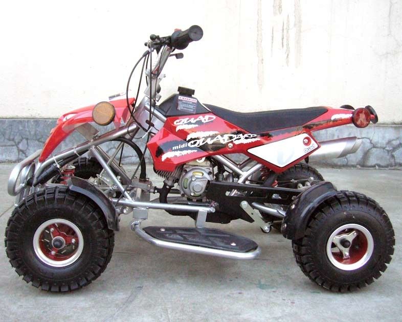 2 - Stroke 50cc Atv Quad Bike Dengan Depan / Belakang Disc Depan / Belakang Shock Absorber