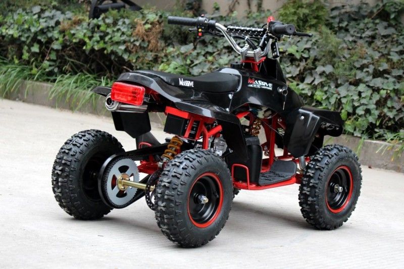 800w 48v Anak Listrik Quad Bike, Listrik Four Wheeler Untuk Transmisi Shaft Drive Dewasa