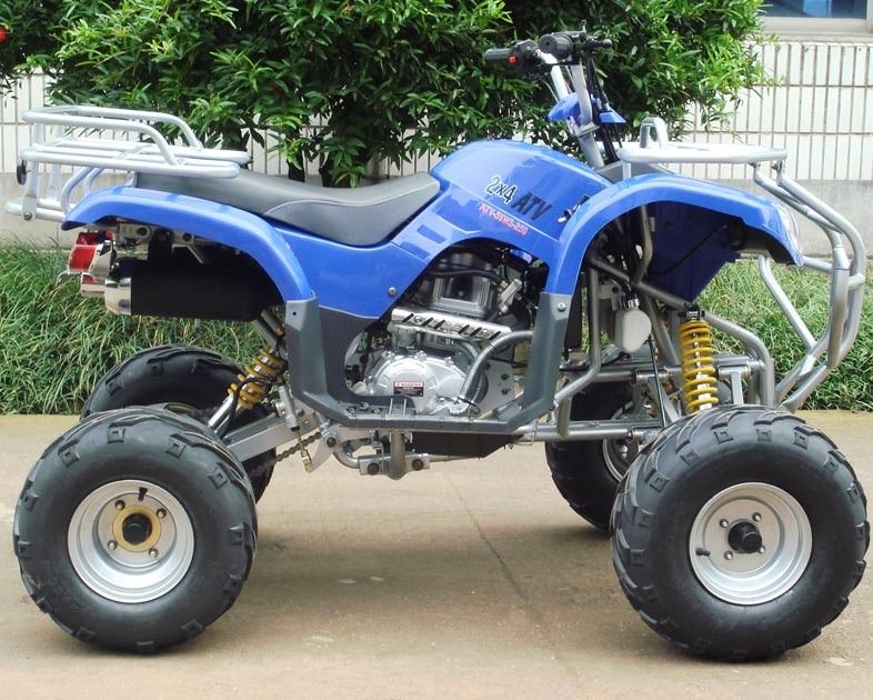 Front Double A - Kendaraan Utilitas Arm ATV 250cc Dengan Kopling Manual 8 