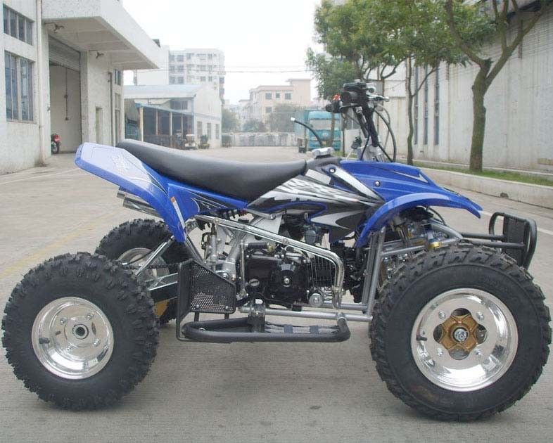 Ukuran Penuh 125cc Racing Quad 6.5kw, Four Wheelers 4 X 4 Manual Clutch Oil Cooled