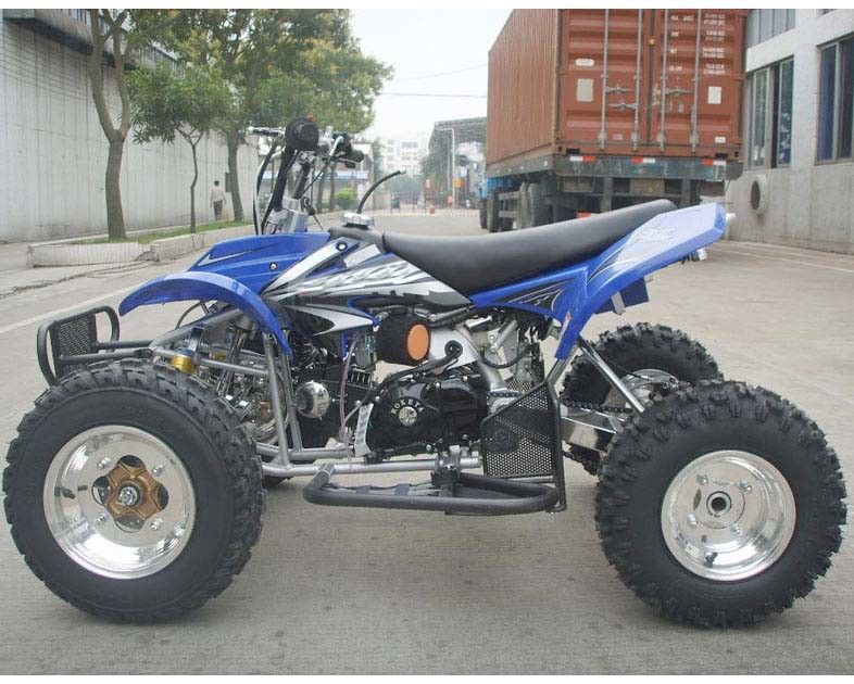 Ukuran Penuh 125cc Racing Quad 6.5kw, Four Wheelers 4 X 4 Manual Clutch Oil Cooled