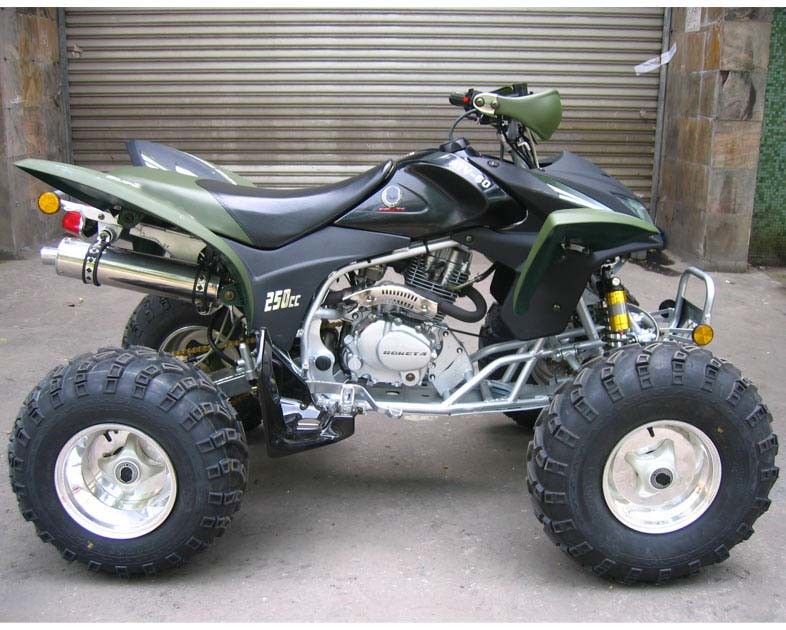 Ekstra Besar Pemuda Balap Atv 250cc Atv Quad Bike CDI Mulai Manual Listrik