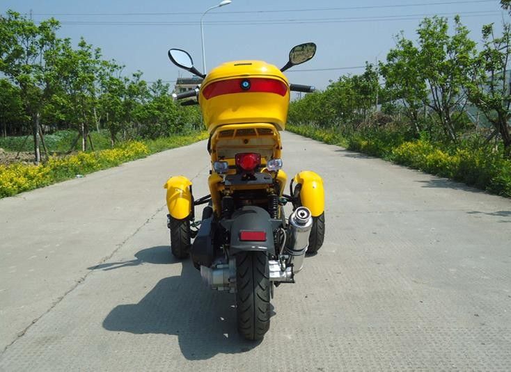 Tipe Horisontal Tri Roda Motor 50cc 3 Roda Trike Scooter 4 Stroke