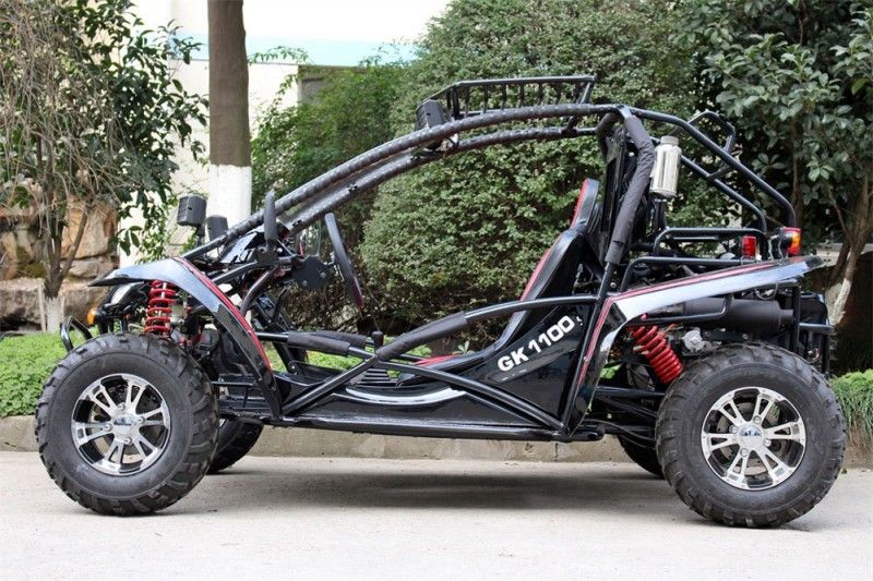 1100CC Double Arm-Swing Go Kart Buggy Dengan 4 Cylinder Liquid Cooling, Independent Suspension
