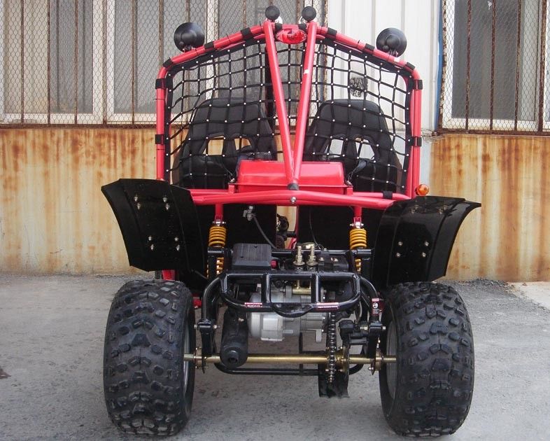FR / RR Disc Brake 150cc Go Kart Buggy Double Seat Go Kart Dengan Sistem Mulai Listrik