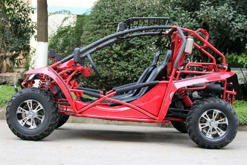 1100CC 4 Cylinder 4 Stroke Forest Road Adult Go Kart Dengan Penangguhan Independen