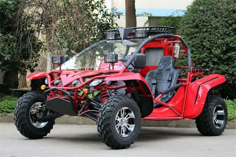 1100CC 4 Cylinder 4 Stroke Forest Road Adult Go Kart Dengan Penangguhan Independen