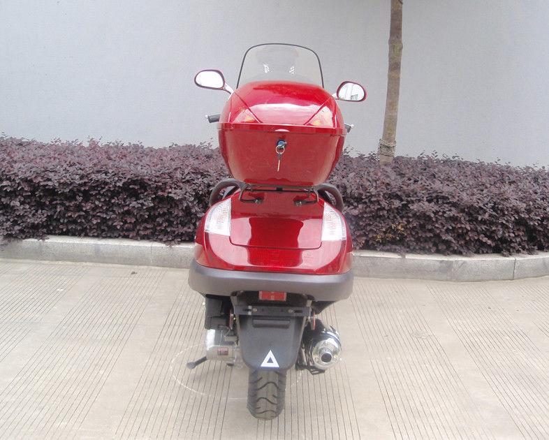 Dua Lampu Biru Skuter Gas Dewasa, Skuter Motor 150cc Dengan 2 Kursi Kulit Asli