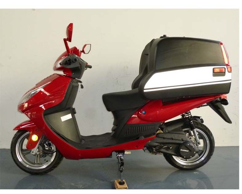Skuter Dewasa Motor Dua Roda Dengan Drum Belakang Cakram Depan / Rim Aluminium 13 