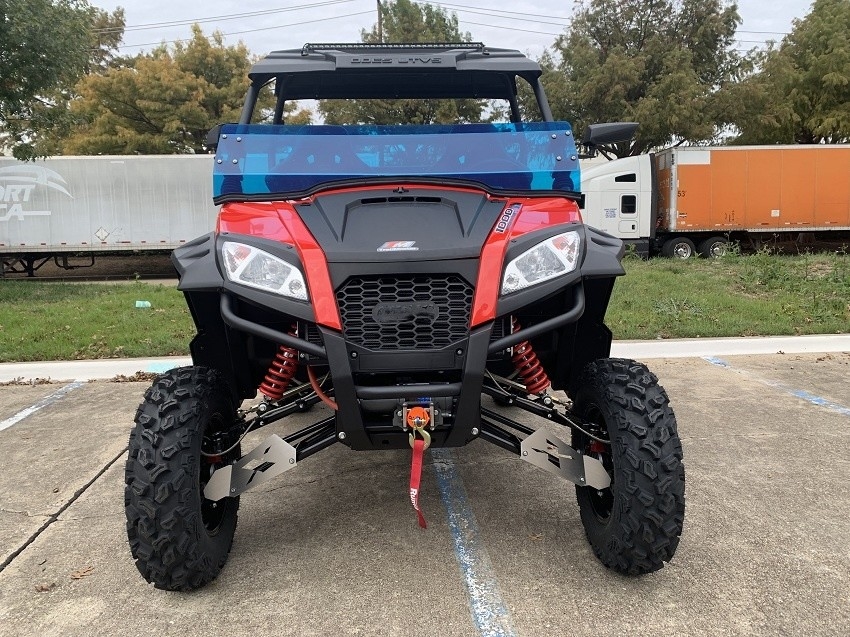 Kendaraan listrik gas 1000 UTV Side by Side Full ABS Atap Dua Saudara Racing Exhaust