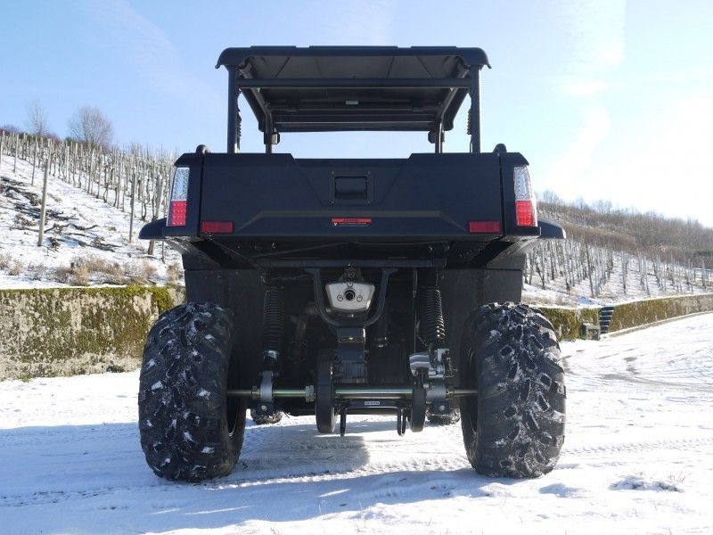 UTV 250 Tiltable Loader Winch Kendaraan Utilitas Gas Dengan Efi - Red, Windsheild Dan Towbar