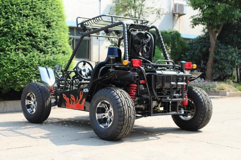 Ekstra Besar Satu Silinder Go Kart Buggy 650cc 23 L Tangki Bahan Bakar Didinginkan Air