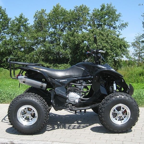Kendaraan Utilitas Berkecepatan Tinggi ATV 250cc Ekstra Besar Sistem Mulai Listrik / Kopling Manual