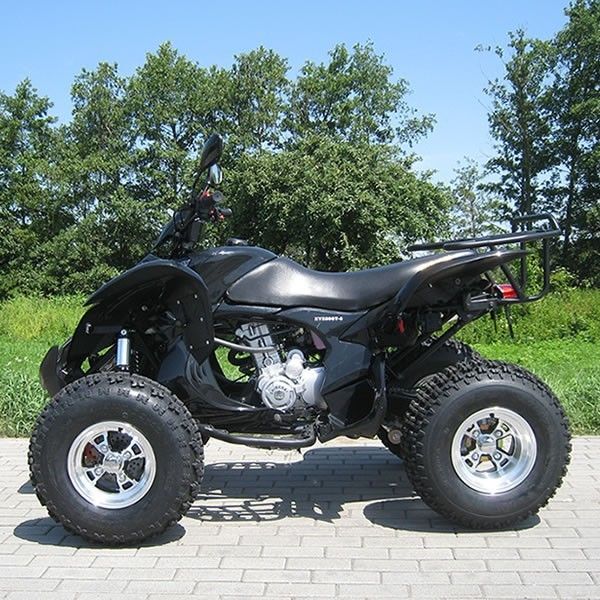 250cc Ekstra Besar Ukuran Empat Roda Atv Dengan Sistem Mulai Listrik Hitam