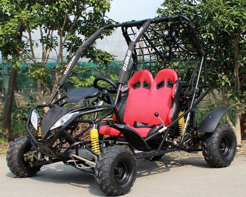Single Cylinder Horizontal Type Dewasa Go Kart Air Cooler Dengan Velg Aluminium Alloy