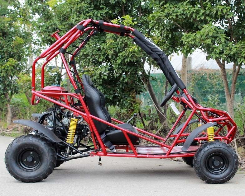 Single Cylinder Horizontal Type Dewasa Go Kart Air Cooler Dengan Velg Aluminium Alloy
