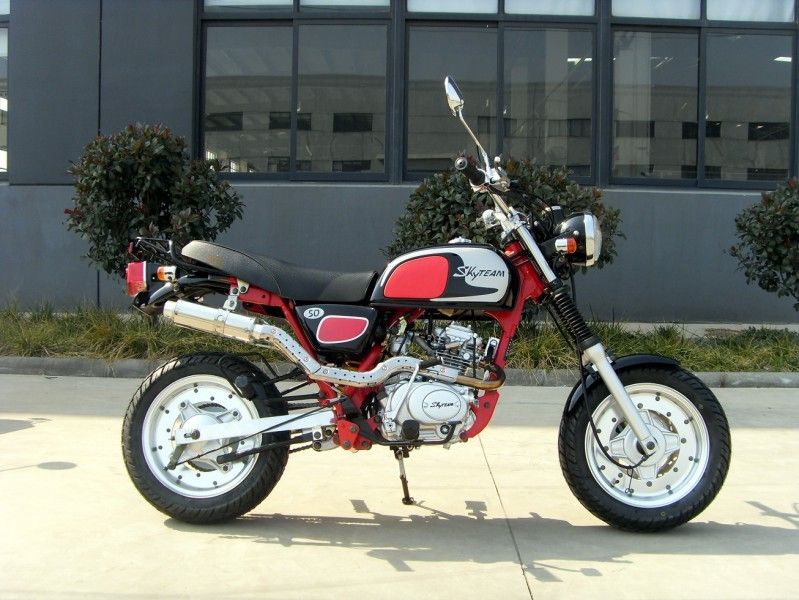 50cc mini Dirt Bike Motorcycle Dengan Klasik Lebar stang / speedometer dan lampu indikator