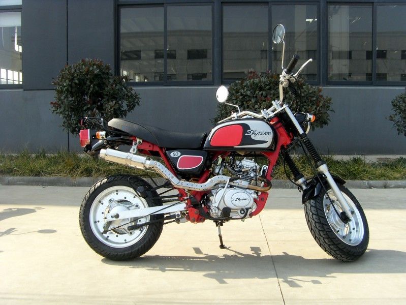50cc mini Dirt Bike Motorcycle Dengan Klasik Lebar stang / speedometer dan lampu indikator