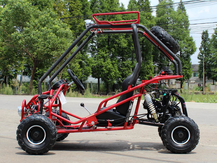 110cc Fully Auto Go Kart Buggy Udara Didinginkan CDI Electirc Mulai Dengan Rem Cakram Belakang