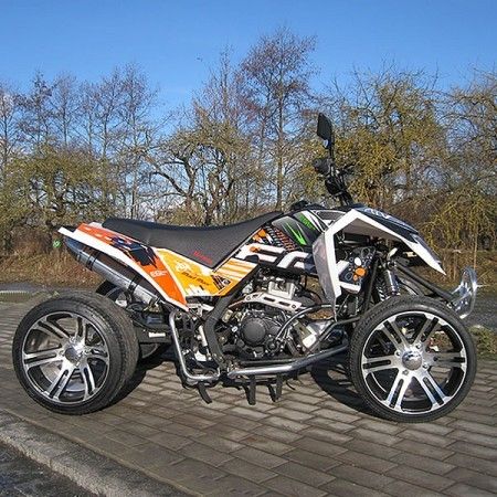 CDI250cc Ekstra Besar Ukuran Balap Pemuda ATV CDI Sistem Mulai Listrik Manual Clutch