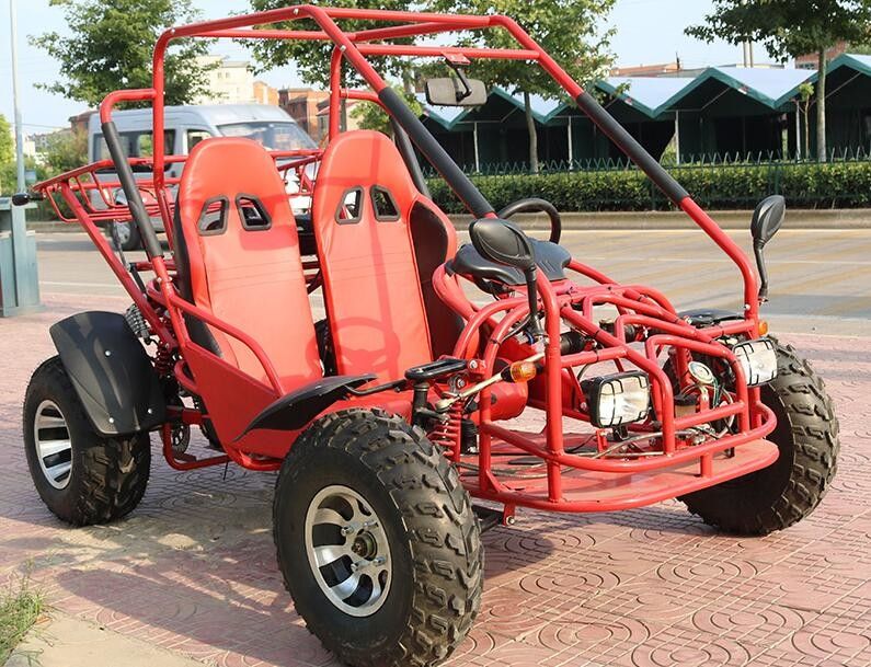 Horizontal Type Go Kart Buggy 4 Stroke Air Cool 4 Seater Depan / Rem Belakang