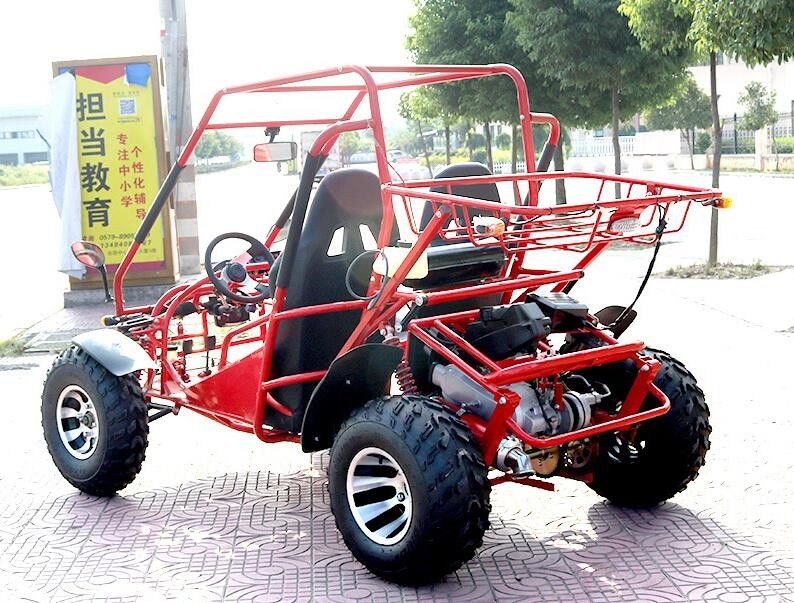 Horizontal Type Go Kart Buggy 4 Stroke Air Cool 4 Seater Depan / Rem Belakang