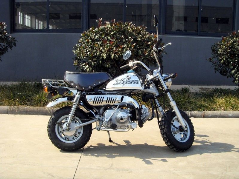 125cc Mini Dirt Bike Motorcycle Motorrad Chrome Edition Dengan 4 Kecepatan Gear