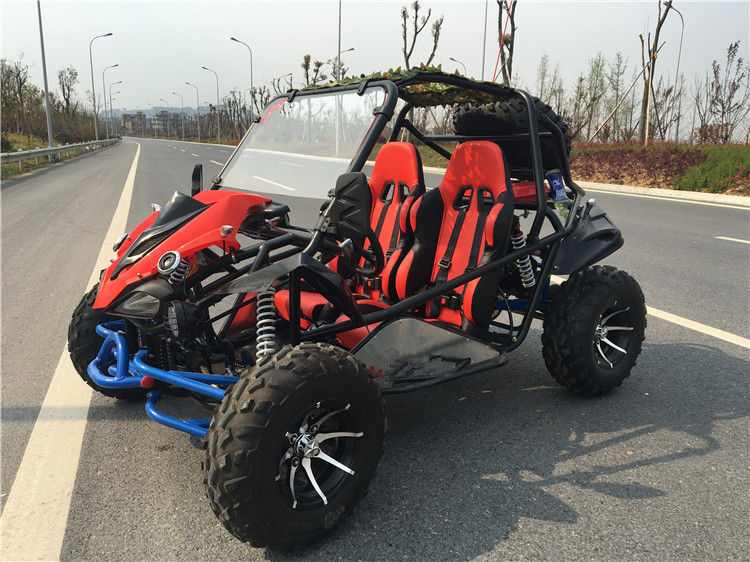 Horizontal Single Cylinder 2 Seater Off Road Go Kart 11.1 HP Dengan Baterai 12V 9AH