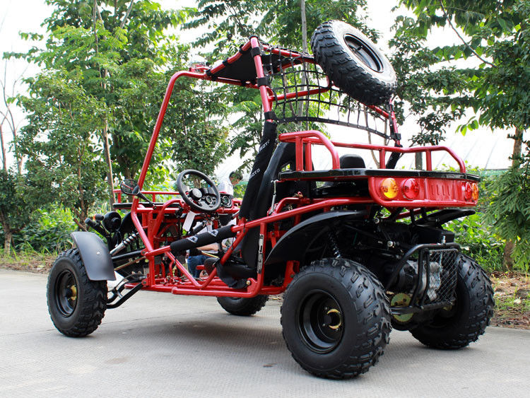 Horizontal Single Cylinder 200cc Dewasa Go Kart 80km / H Dengan Sistem Pengapian CDI