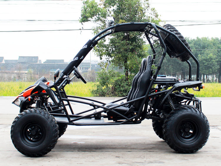 Dual Shock Air Cooled 2 Seater Off Road Go Kart Dengan Belt Drive + Chain Drive