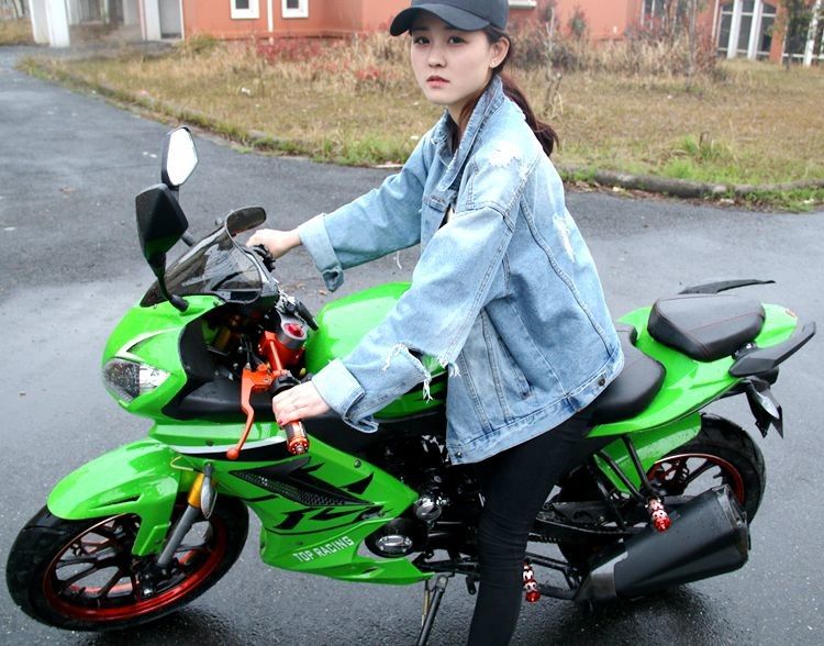 Single Cylinder 150cc Motor Bertenaga Tinggi 2 Sepeda Motor Seater Untuk Orang Dewasa