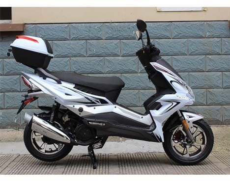 4.41hp / 7500 rpm Skuter Dewasa Motor Skuter 2 Roda Dengan 13 